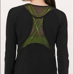 Lululemon Sculpt Long Sleeve Black Sz 8 LIKE NEW